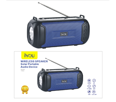 WIRELESS SPEAKER Y602 Solar Portable Audio Device