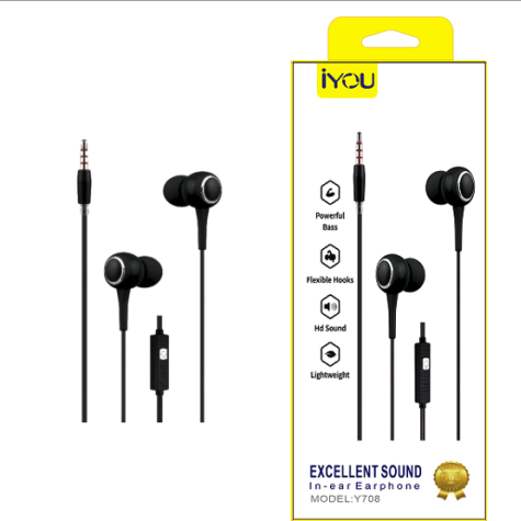 EARPHONES Y708